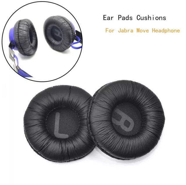 2Pcs Ear Pads Cushions Cups Replacemment for Jabra Move Wireless Headphones ACUS