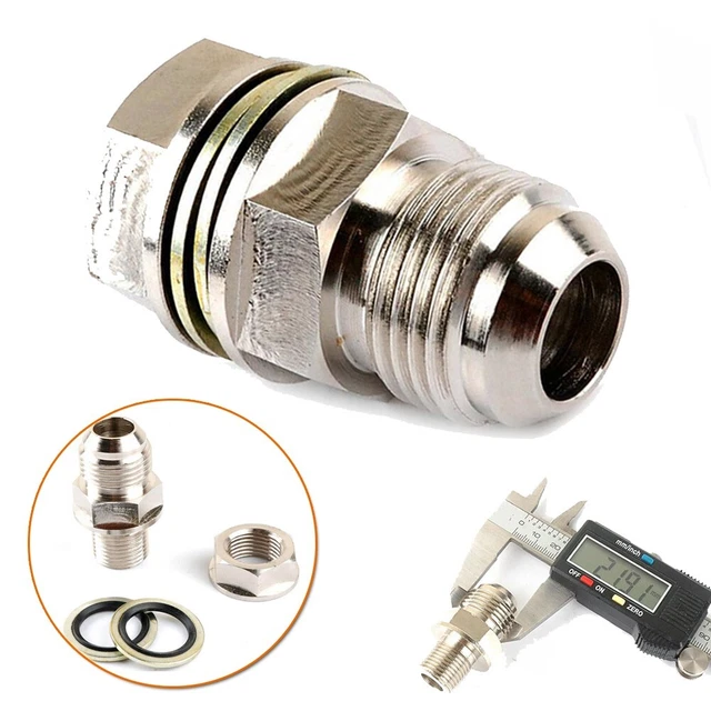 Turbo adattatore coppa olio spina ritorno uva non saldata con O argento