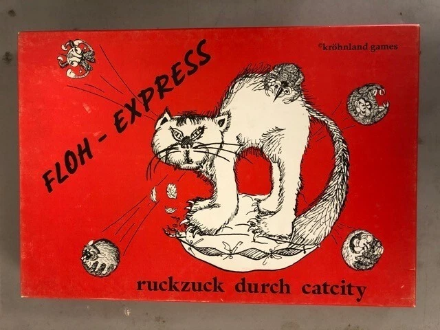 FLOH-EXPRESS - seltenes altes Spiel von Kröhnland - wie neu