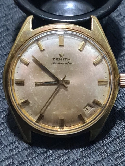 OROLOGIO ZENITH STELLINA Automatico 2542 PC Vintage Uomo Cassa