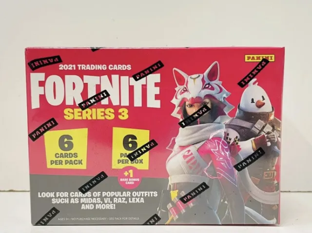 2021 Panini Fortnite Series 3 Trading Cards Blaster Box Factory Sealed DS 6 Pack