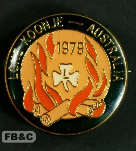 1979 Lone Koonje Badge - Girl Guides International Lones Camp - Parramatta