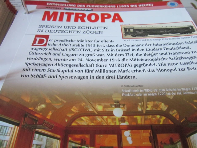 DEUTSCHE EISENBAHNGESCHICHTE N Zugverkehr Die Mitropa EUR 4,78 ...