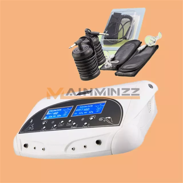 Doble LCD Ion Detox Iónico Baño de Pie Spa Máquina Limpia Cinturón Infrarrojo
