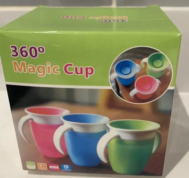 360 degree Leak-proof learning cup silicon drinking cup for infants -x1 Green