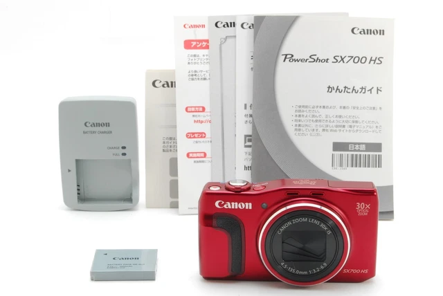 CANON POWERSHOT SX700 HS red Compact Digital Camera From