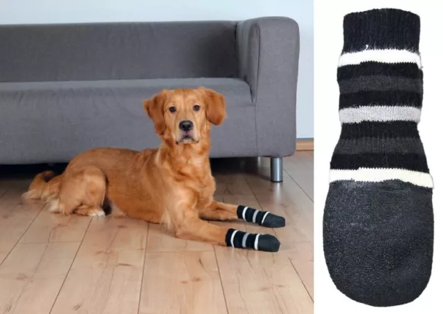 DOG SOCKS Anti Slip Rubber Coating For Injured Paws / Elderley Dogs