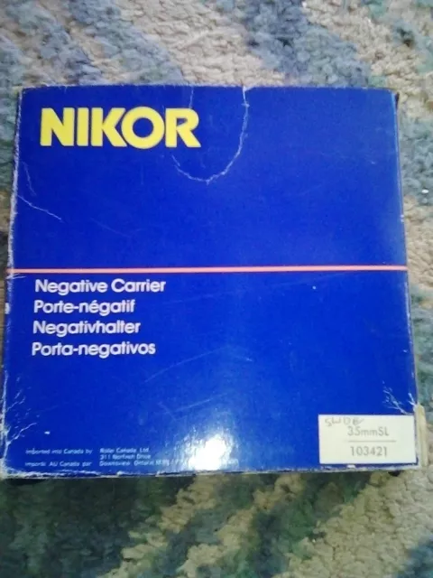Portador negativo Nikor 35 mm SL (deslizamiento) parte # 103421 2