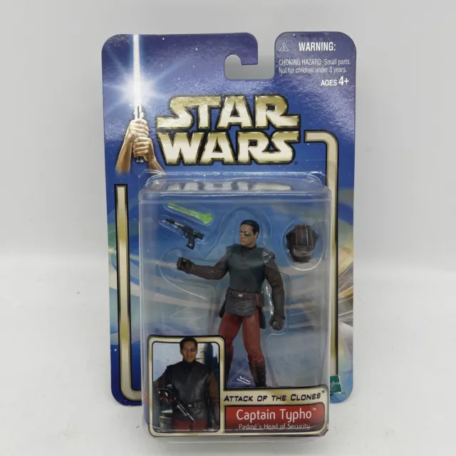 Star Wars CAPTAIN TYPHO Padme Security Attack of the Clones Figure Toy 2002 New