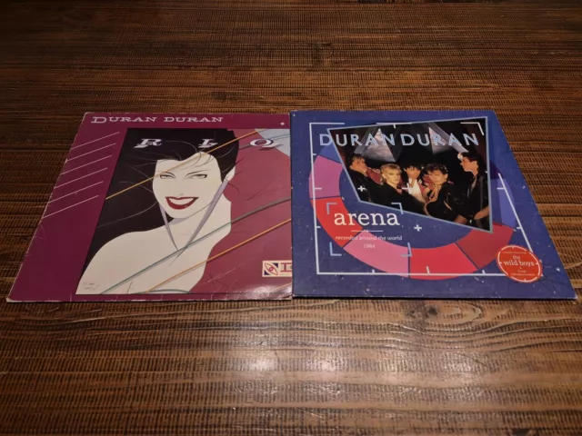 2 LP Vinyl Sammlung Duran Duran Arena Rio + OIS