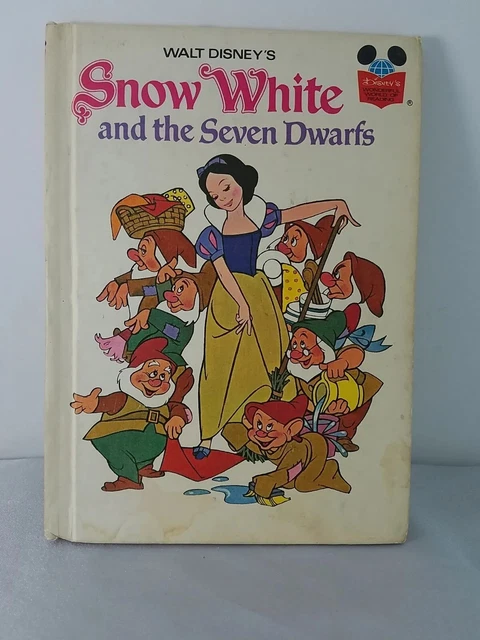 VINTAGE 1973 WALT Disney's Snow White and the Seven Dwarfs ~ Book Club ...