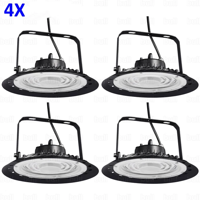 4 x 100 W UFO LED illuminazione sala faretto da soffitto lampada officina lampada industriale
