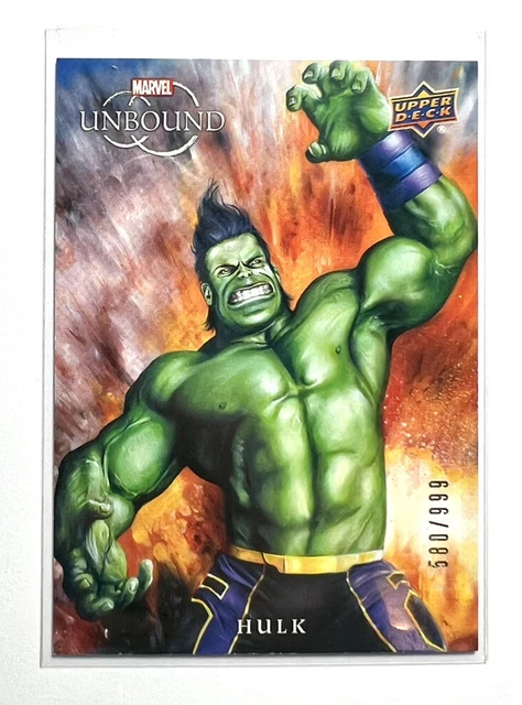 2021 Upper Deck Marvel Unbound Hulk Base Card Fred Ian Limited 580/999