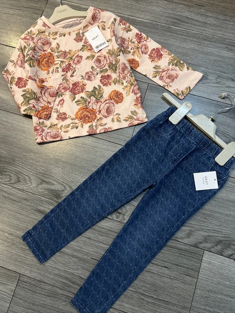 Next girls age 2-3 jeans and top outfit bundle BNWT