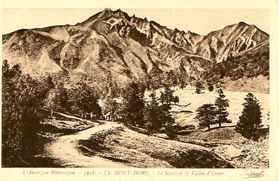 CPA 63 LE MONT DORE le sancy et la vallee d'inferno