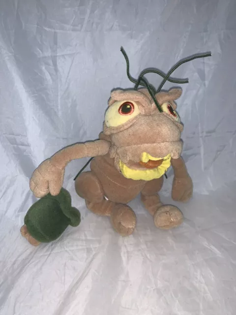 Disney Store Bugs Life Plush Beanie Toy PT Flea 8" Pixar Ratzenberger insect T17