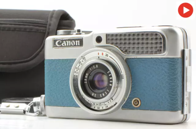 Vidéo testée [Objectif MINT] Canon Demi Blue Half Frame Film Camera 28mm...