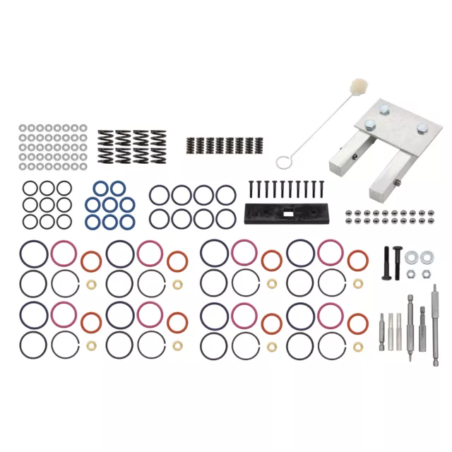 7.3L POWERSTROKE Injector Deluxe Rebuild KIT W/ vice Clamp And Tools & Springs