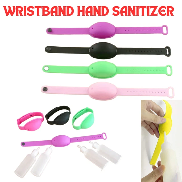 Silikon Armband Handdesinfektionsmittel Spender tragbares Seifenarmband mit Flasche