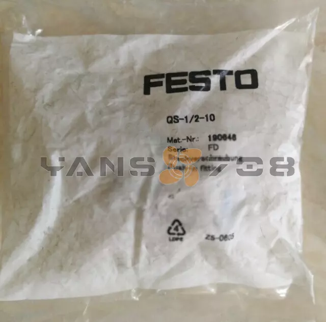 NEW 10PCS QS-1/2-10 FESTO Push-in threaded connector QS-1/2-10