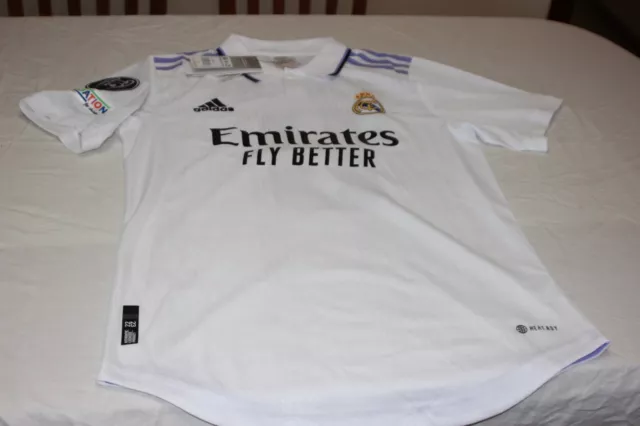 Camiseta Del Jugador Del Real Madrid Benzema Nº 9 Como Balon De Oro Adidas T/L