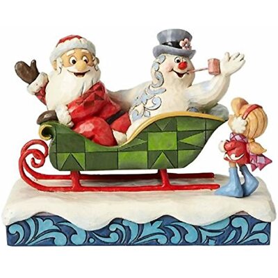 jim shore santa in sleigh