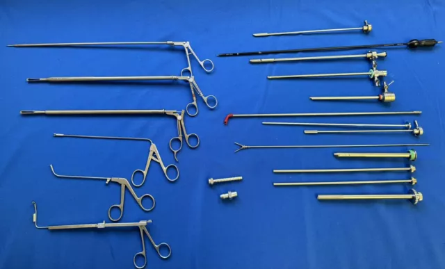 Large Lot of Karl Storz Laparoscopic and Endoscopic Professional Instruments