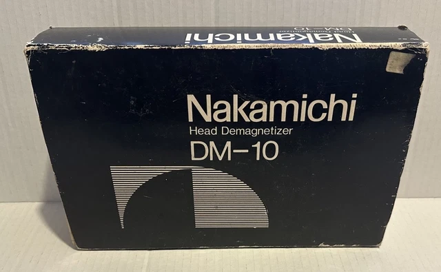 nakamichi DM-10 消磁器 Head Demagnetizer Nakamichi DM-10 Head Demagnetizer for Tape Decks, Rare in Box