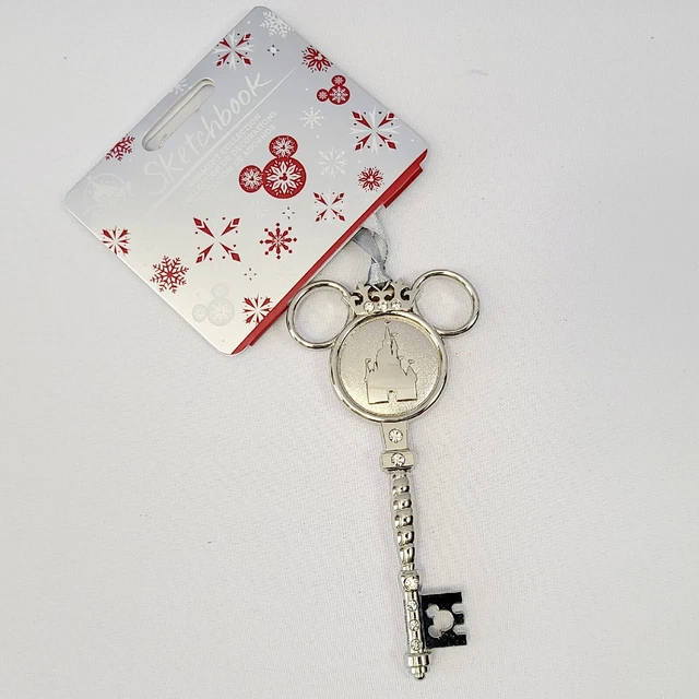 NEW WALT DISNEY World Parks Sketchbook Cinderella Castle Key Christmas