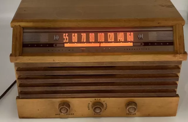 1948 Vintage Bendix Aviation 301 Tube Tabletop Am Radio Bakelite Knobs Backlight 1948 Vintage Bendix Aviation 301 Tube Tabletop Am Radio Bakelite Knobs Backlight
