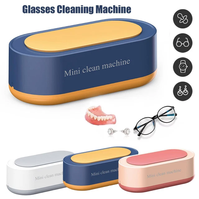 Small 360 Degree Ultrasonicing Cleaning Box For Jewelry c Cosmetics Glasses S8M4