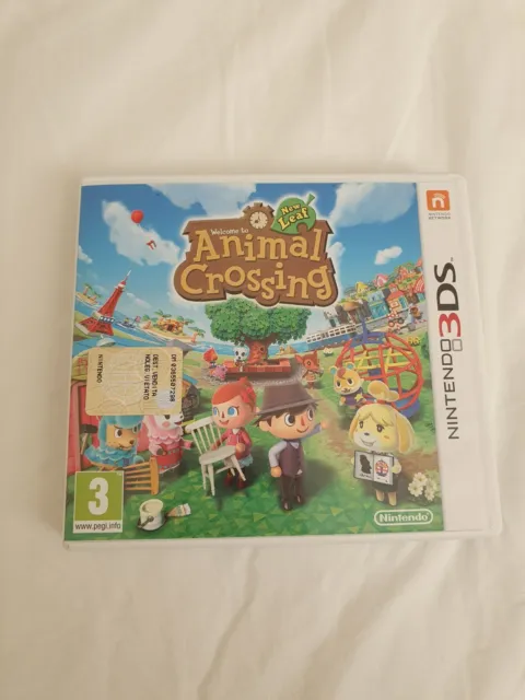 Animal Crossing: New Leaf (Nintendo 3DS) *ITALIAN CASE NO GAME* V.Good Condition