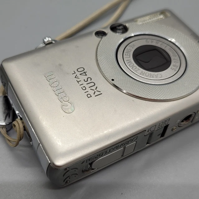 Canon PowerShot SD300 IXUS 40 4,0 megapixel fotocamera digitale compatta argento testato 15
