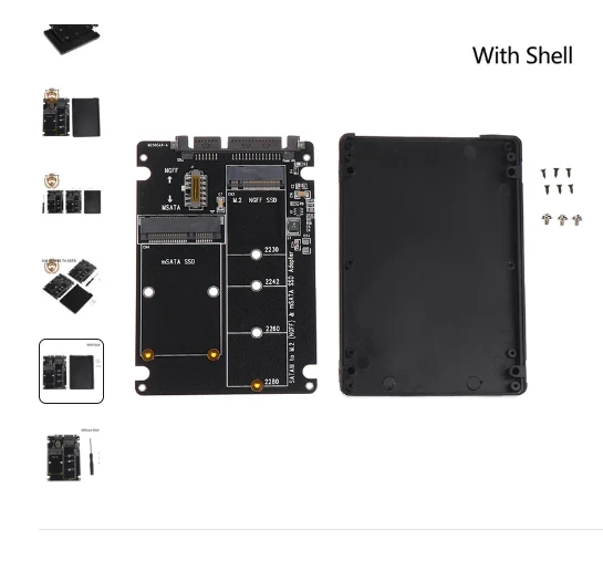 M.2 NGFF (SATA) SSD a SATA 3 SATA Adattatore Scheda per SSD di tipo M.2 EUR 8,49 - IT