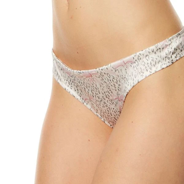 String Chantal Thomass - Modèle Désir, Taille 42, Blanc à Pois Noirs - Neuf Avec étiquettes