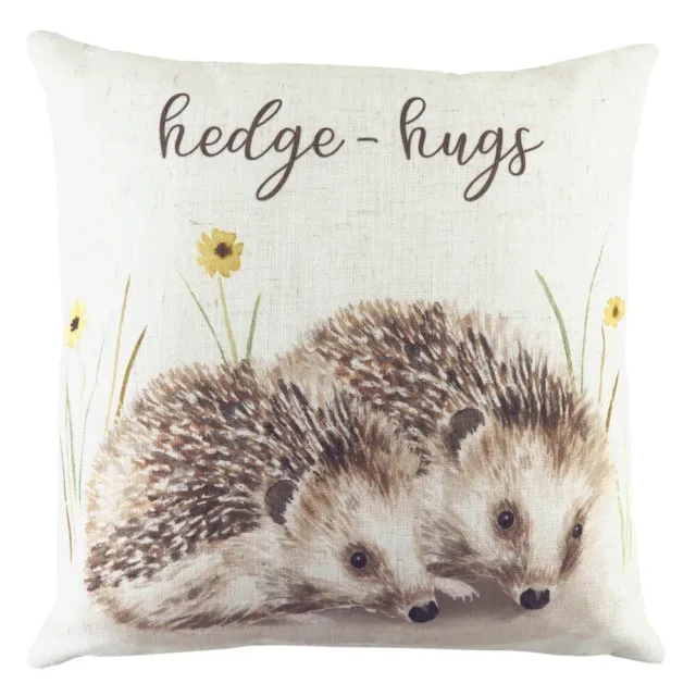 Woodland Hedge Hugs   cushion covers by Evans Lichfield