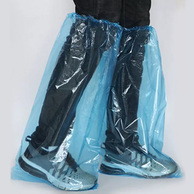 Durable Protector Disposable Plastic Waterproof Anti-Slip Rain Shoe Covers