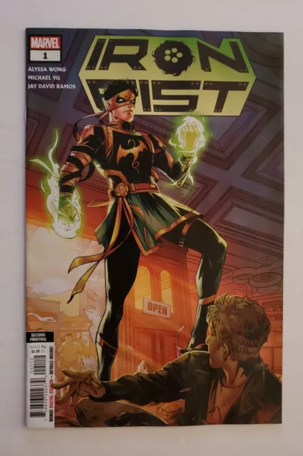 Iron Fist #1 2nd printing variant.  Marvel Comics. Huge auction gpoing on now!