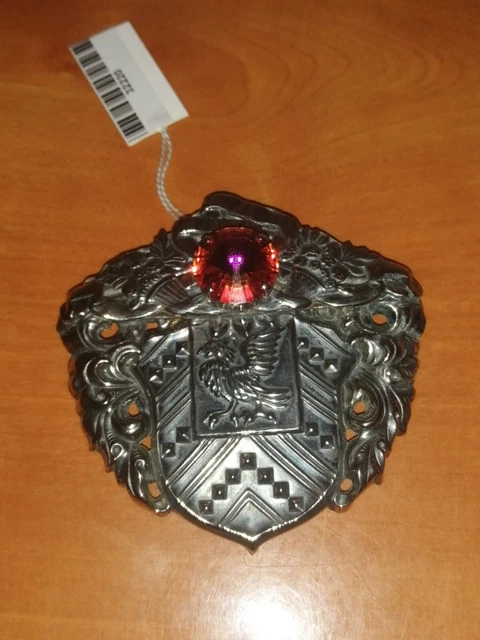 Broche Art Déco Italienne En Métal Doré - Bijou Vintage Années 1990 - Occasion MONY ART