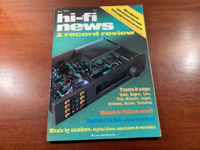 hi fi news and record review hi-fi magazine nice condition Hifi May 1982