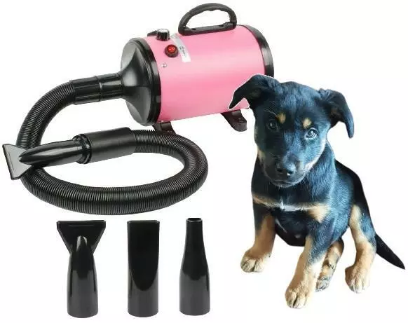 Pet Pink Hair Dryer 2800W Grooming Blow Speed Hairdryer Blower Heater B