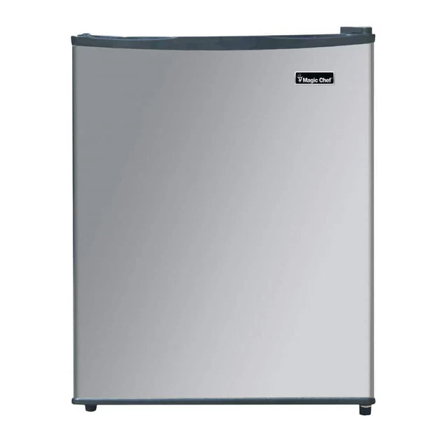 MAGIC CHEF MINI Fridge 2.4CuFt FullRange Temp Control Stainless
