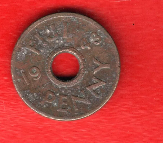 Fiji 1 Penny 1943