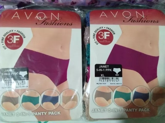 5 IN 1 Pack -Avon Panty - Janet, Size Xl Or Size L Choose Your Preferred  Size $27.00 - PicClick