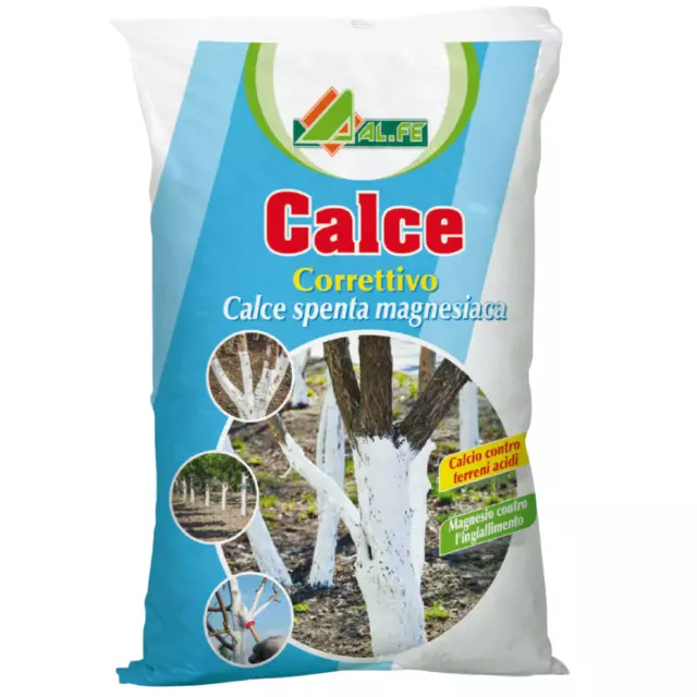 Alfe CALCE SPENTA MAGNESIACA CORRETTIVO PER RIEQUILIBRARE ACIDIT� TERRENO 4 KG