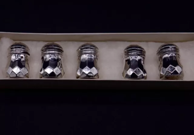 Mini Sterling Silver Salt and Pepper Shakers from AM&A’s Store - Set of 5