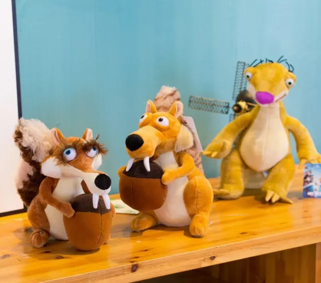 Soft Cartoon Ice Age Sid Scratte Squirrel Plush Toys Stuffed Animal Doll Anime 2