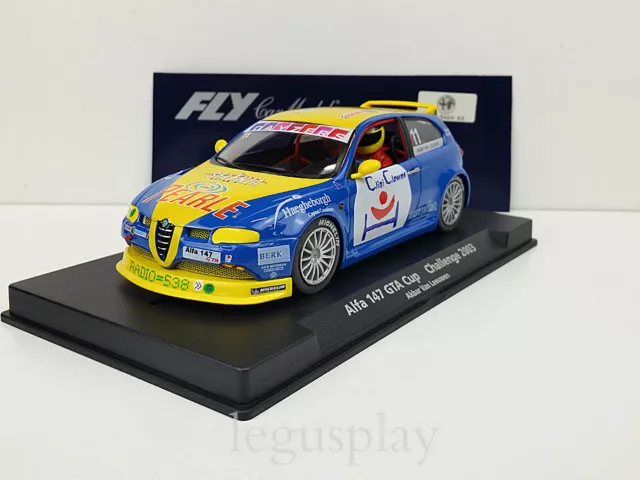 Slot car scx scalextric fly 88143 - A-744 Alfa 147 Gta Cup Challenge 2003