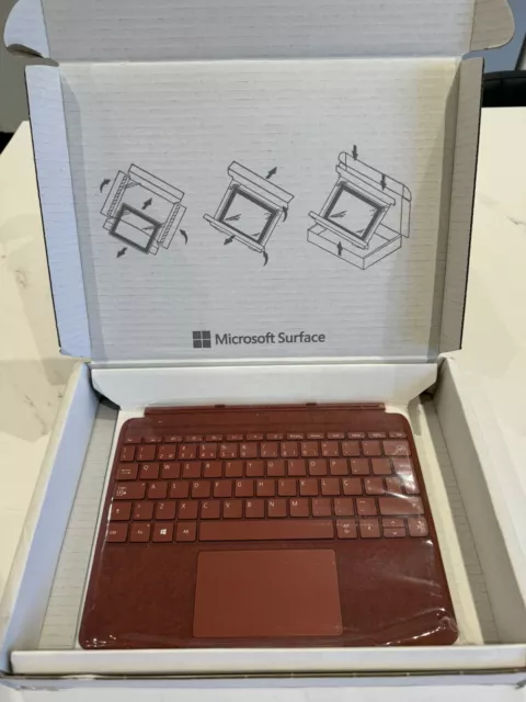 Microsoft Surface Go 3 2 1 Signature Poppy Red Type Cover UK Keyboard 1840