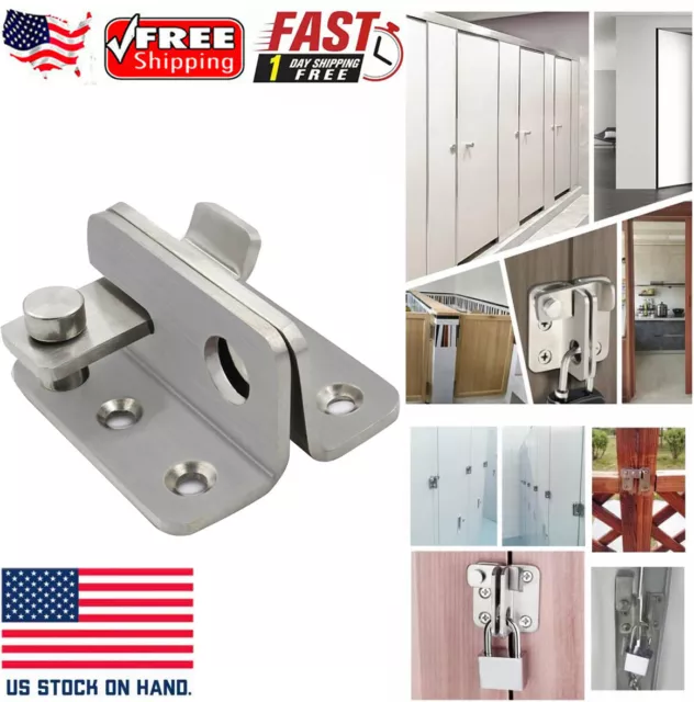 Flip Latch Thickened Heavy Duty Hasp Safety Sliding Door Lock Gate Latches - L